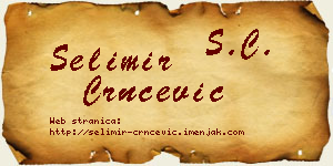 Selimir Crnčević vizit kartica